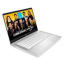 HP Chromebook 14a-na0002TU 14-inch Laptop (Celeron N4020/4GB/64GB SSD/Chrome OS/Integrated Graphics), Ceremic White